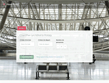 Tablet Screenshot of hotelaroissy.com